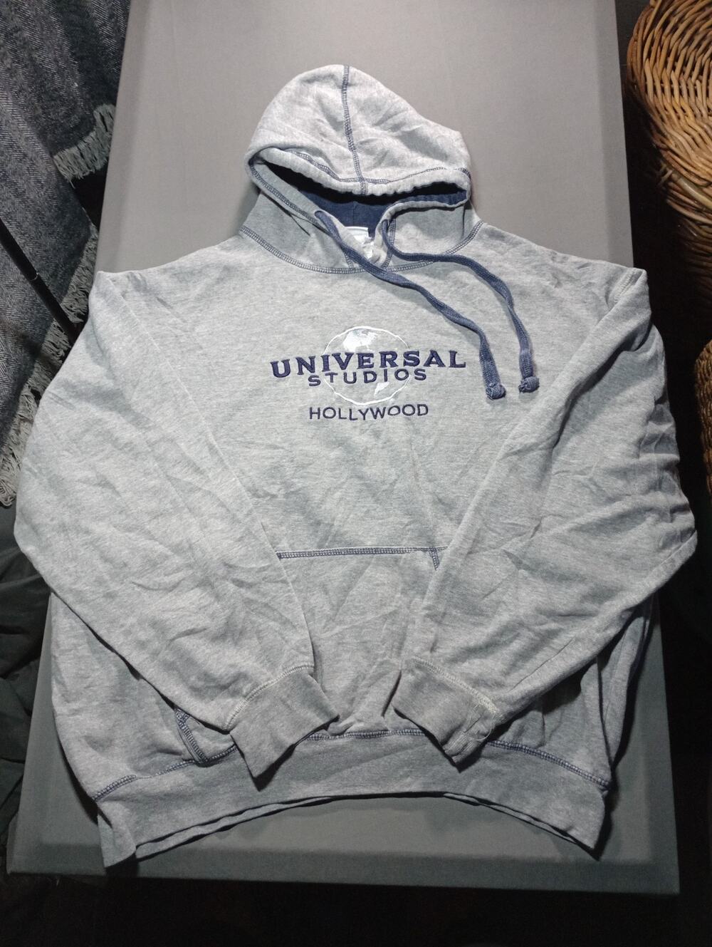Universal Studios Hollywood Distressed Hoodie Men's Size Large